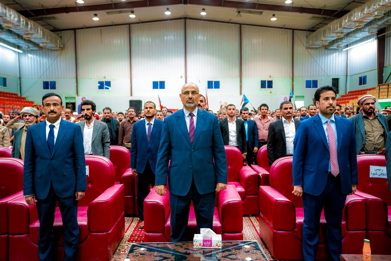 شبوة تحتفي بزيارة الرئيس الزُبيدي والوفد المرافق له