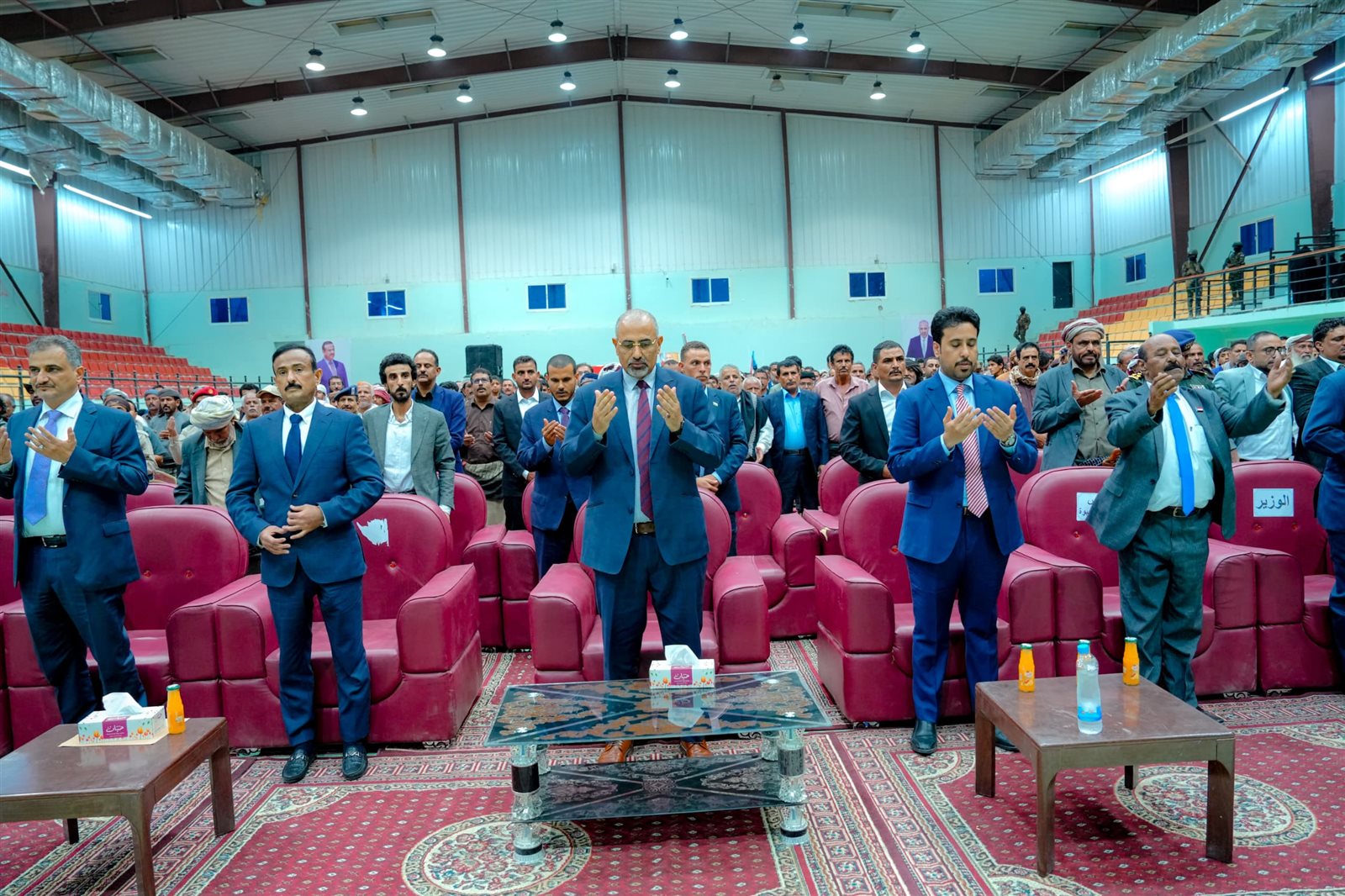 شبوة تحتفي بزيارة الرئيس الزُبيدي والوفد المرافق له