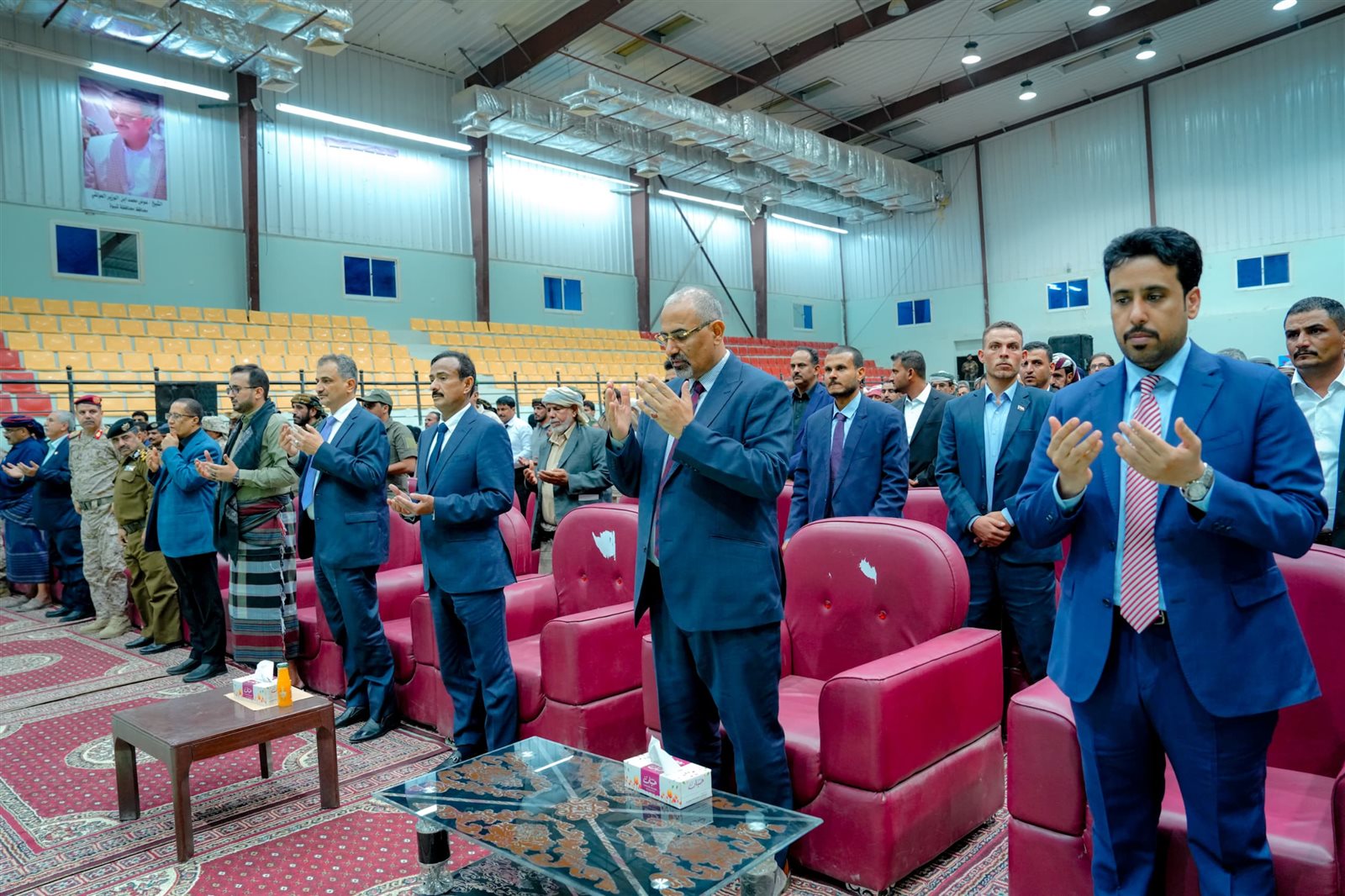 شبوة تحتفي بزيارة الرئيس الزُبيدي والوفد المرافق له