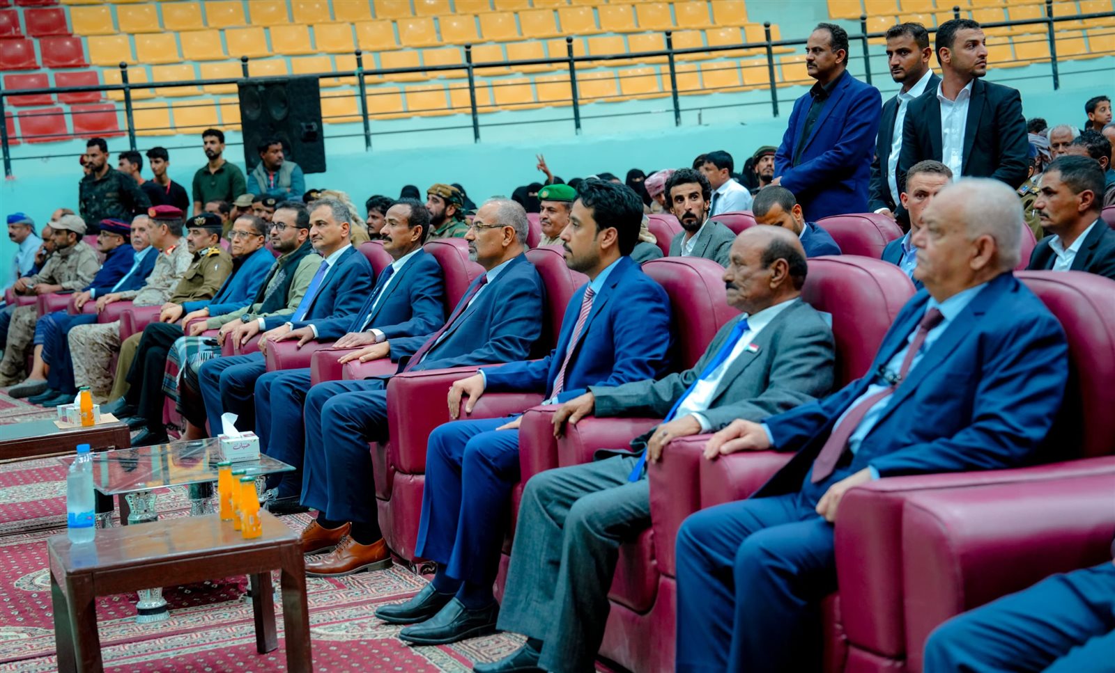 شبوة تحتفي بزيارة الرئيس الزُبيدي والوفد المرافق له