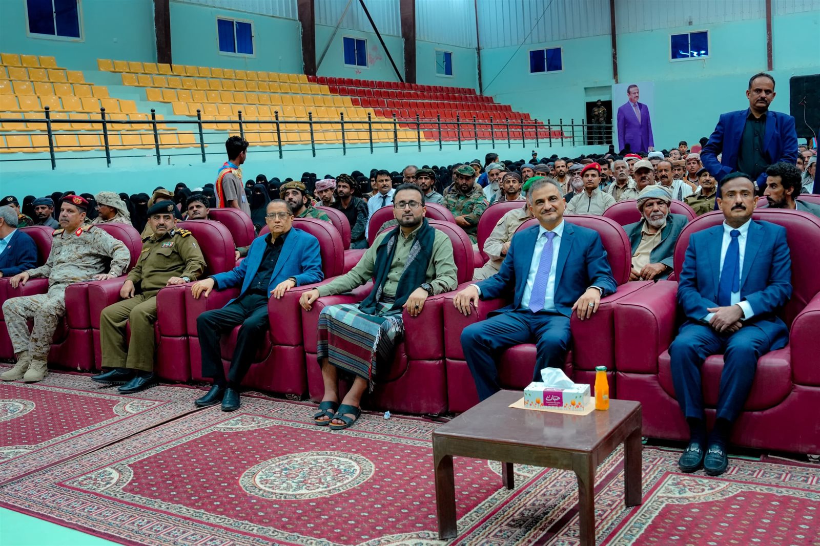 شبوة تحتفي بزيارة الرئيس الزُبيدي والوفد المرافق له