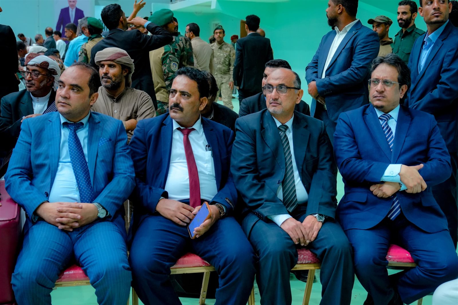 شبوة تحتفي بزيارة الرئيس الزُبيدي والوفد المرافق له