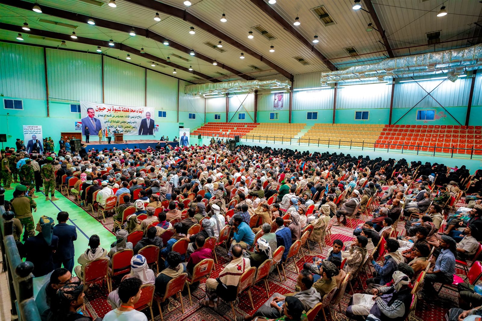 شبوة تحتفي بزيارة الرئيس الزُبيدي والوفد المرافق له