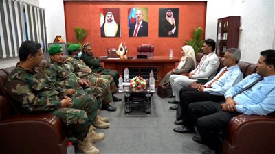 الحزام الأمني ووزارة العدل يبحثان تعزيز التعاون في مجال العمل التوعوي 