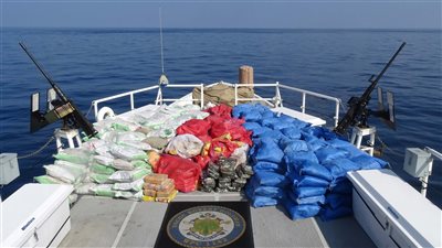 القيادة المركزية الأميركية تعلن ضبط سفينة مخدرات في بحر العرب