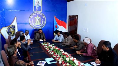 تنفيذية انتقالي شبوة تثمن وعي أبناء المحافظة تجاه الأجندات المعادية