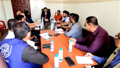مناقشة تدخلات منظمة الهجرة الدولية في شبوة