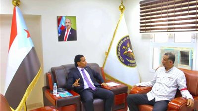 السقاف يلتقي رئيس اتحاد نقابات عمال الجنوب