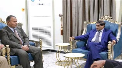 البحسني يطّلع على نشاط السلطة المحلية بوادي وصحراء حضرموت