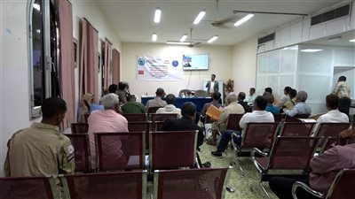 مكتب هيئة البيئة في لحج ينظم ورشة عمل خاصة بالتغييرات المناخية