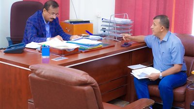 بن الوزير يشدد على الاهتمام بقطاع الشباب والارتقاء بمستوى العمل الشبابي والرياضي. 