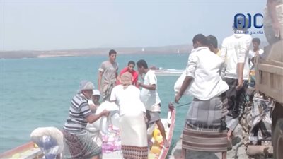 تدشين المكرمة الإغاثية المقدمة من دولة الإمارات لأهالي ميون 