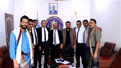 إتمام مراسم تسليم واستلام لرئاسة تنفيذية انتقالي محافظة شبوة