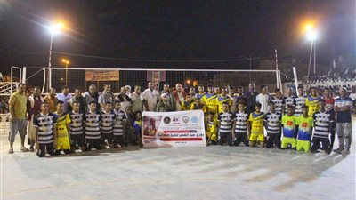 افتتاح بطولة الفقيد قحطان بن سنان لكرة الطائرة في مديرية تريم حضرموت 