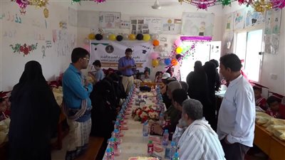 انتقالي أبين ينظم حفلاً تكريمياً للدفعة الرابعة لأطفال روضة جعار النموذجية