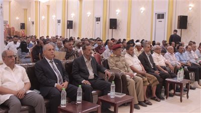 بحضور قيادات عسكرية ومدنية.. العاصمة عدن تشهد فعالية لتأبين الفقيد عميد ركن/ علي مقبل 