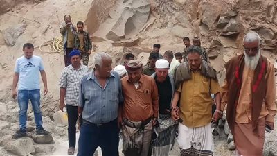 مدير عام الحصين يطلع على سير الأعمال الإنشائية في سد كلتا في منطقة حرير