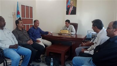 قيادة انتقالي أبين تلتقي مدير مكتب الشباب بالمحافظة ومدير عام زنجبار 