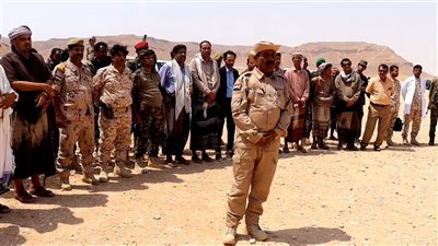 قيادة انتقالي شبوة تطلع على أوضاع معسكر اللواء السادس صاعقة