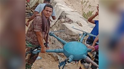 الدفاعات الجوية للقوات الجنوبية تسقط طائرة مسيرة حوثية في حَريب