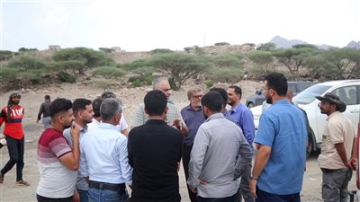 تدشين محطة الوزن المحوري بالعسكرية يافع بمحافظة لحج 