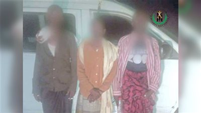 حزام أبين يضبط عصابة تمتهن تهريب السلاح والمخدرات 