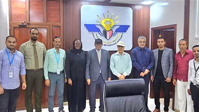 رئيس هيئة الطيران يلتقي وفدا من طيران الأمم المتحدة في عدن