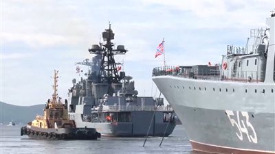 روسيا والصين تجريان تدريبات عسكرية بحرية