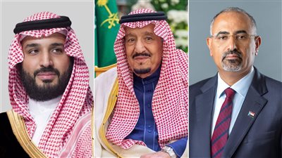 الرئيس الزُبيدي يهنئ خادم الحرمين الشريفين وولي عهده باليوم الوطني السعودي الـ 94