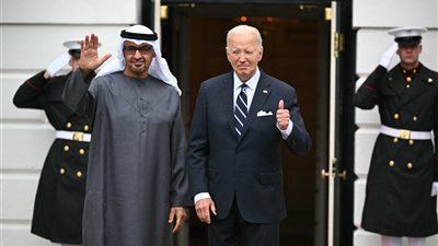 رئيس دولة الإمارات الشيخ محمد بن زايد يصل إلى البيت الأبيض