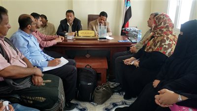 ضمن زياراتها لمحافظات الجنوب.. قيادات من الأمانة العامة تصل أبين