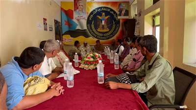 انتقالي الضالع يناقش الارتقاء بالعمل التنظيمي بمديرية الحصين