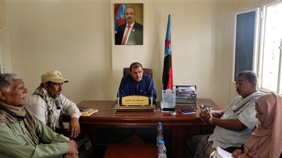 قيادة انتقالي أبين تلتقي ممثلي اللجان المجتمعية بدلتا المحافظة