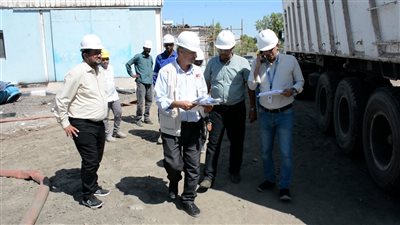 تسليم مشروع محطة الضخ رقم 