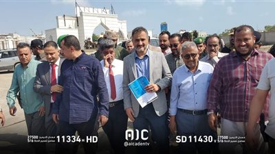 المحافظ لملس يدشن العمل بمشروع حديقة عدن الكبرى