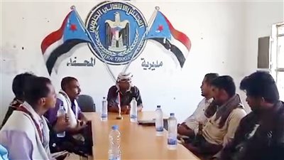 قيادة انتقالي المحفد تلتقي مدير مكتب التخطيط والتعاون الدولي بالمديرية