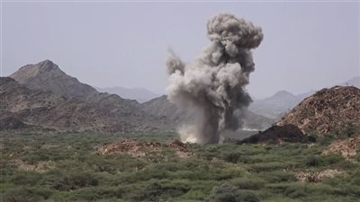 قتلى وجرحى إرهابيون بنيران القوات المسلحة في وادي عومران بأبين