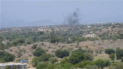 قتلى حوثيون بمدفعية القوات المسلحة بجبهة القرين في المسيمير بلحج