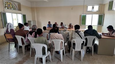 مدير مكتب الرياضة بلحج يناقش خطط تطوير القطاع الرياضي بالمحافظة