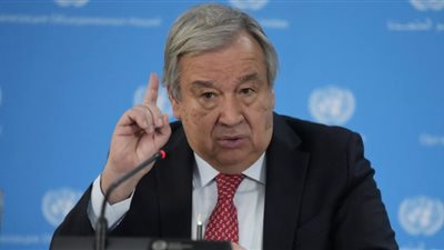 غوتيريش يدعو إسرائيل لوقف مخطط تقسيم الضفة الغربية 