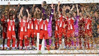 بايرن ميونيخ يتوج بطلاً لكأس السوبر الألماني للمرة الثامنة في تاريخه