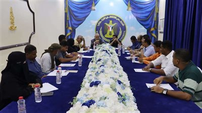 تنفيذية انتقالي حضرموت تناقش الأوضاع الاقتصادية والسياسية بالمحافظة