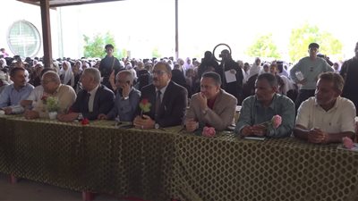 فريق التوجيه والرقابة الرئاسي يشارك في تدشين العام الدراسي الجديد بلحج