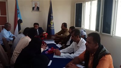 انتقالي أبين يناقش الاستعدادات للمشاركة في ذكرى فعالية ثورة أكتوبر بالضالع