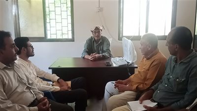 فريق التوجيه والرقابة الرئاسي يطلع على أوضاع مكتب الزراعة والري في أبين