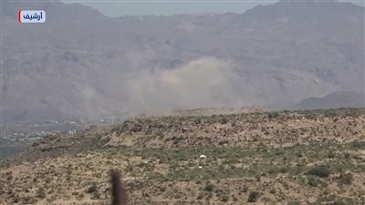 قصف حوثي لقرى سكنية في منطقة قُداش بكرش لحج 