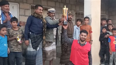 تضامن سباح يتوج بطلاً للدوري التنشيطي في مديرية سباح يافع بأبين