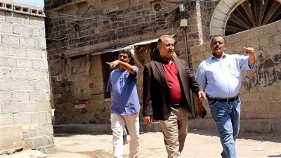 فريق التوجيه والرقابة الرئاسي يطلع على قصور السلطنة العبدلية التاريخية في لحج