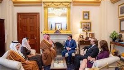 ولي العهد السعودي يجتمع مع أعضاء الكونغرس في واشنطن