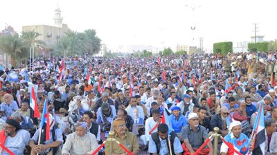 أبناء حضرموت يحتشدون في فعالية 30 نوفمبر بمدينة سيئون
